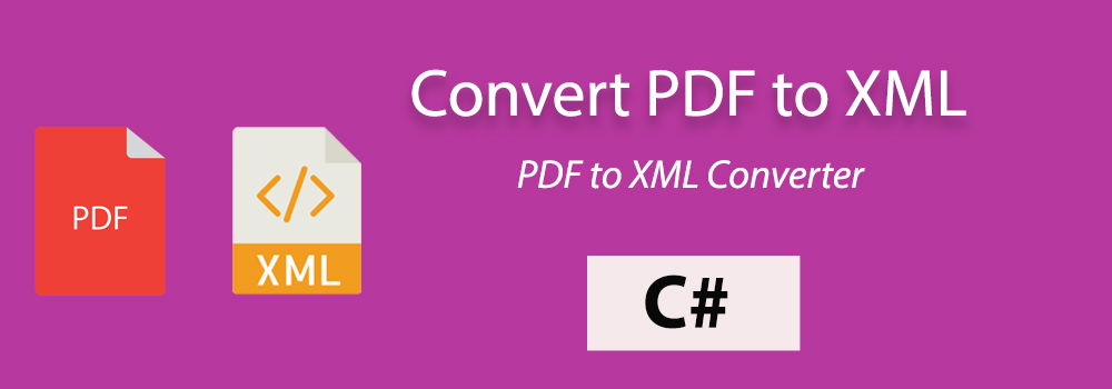 PDF to XML C#