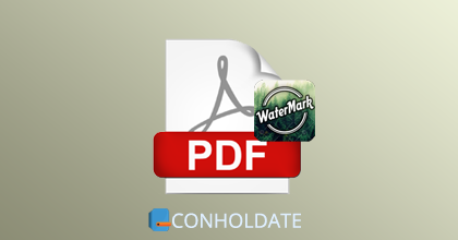 C# add image watermark to PDF