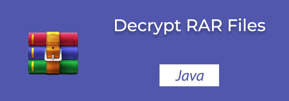 Decrypt RAR in Java