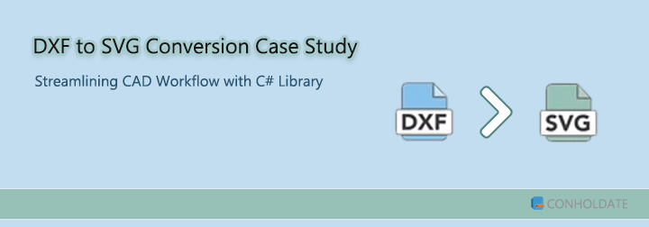 Convert DXF to SVG C#