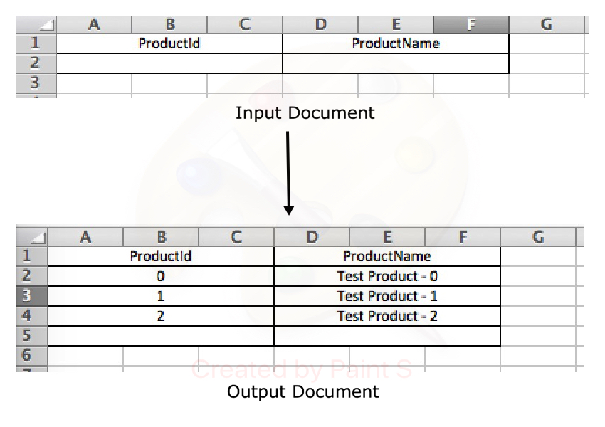 Export data from a collection of objects to a worksheet containing merged cells