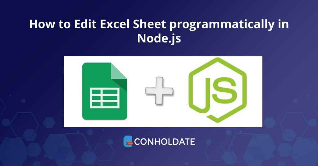 How to Edit Excel Sheet in Node.js