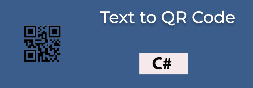 Text to QR Code in C#
