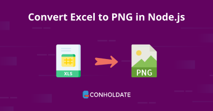 Node.js'de Excel'i PNG'ye dönüştürün