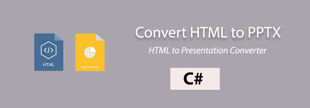 HTML'den PPTX'e C#