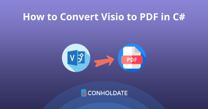 C#'ta Visio'yu PDF'ye dönüştürün