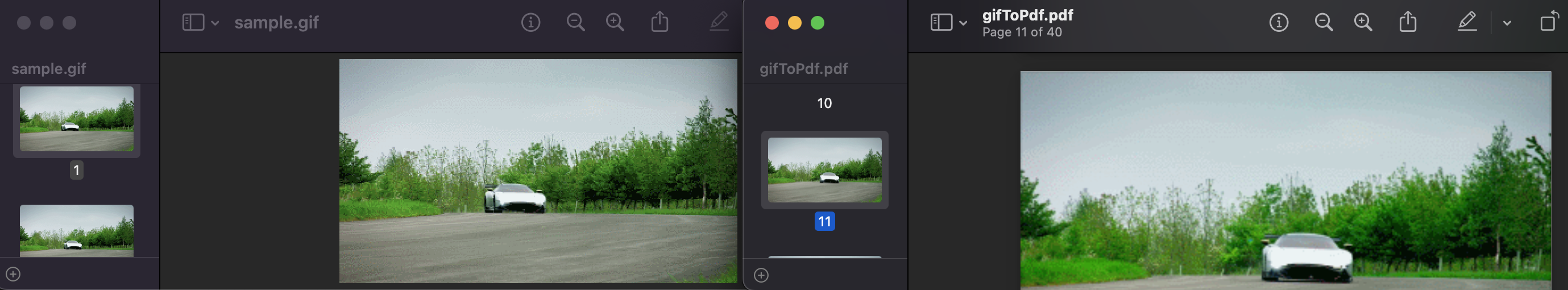 GIF'den PDF'ye dönüştürücü