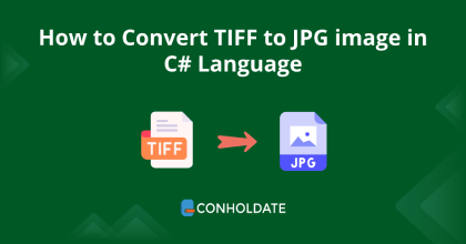 C#'ta TIFF'i JPG görüntüsüne dönüştürün